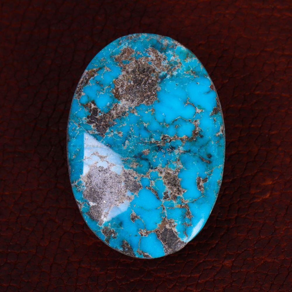 نگین فیروزه شجری کد 13374 - جواهری مشاهیر