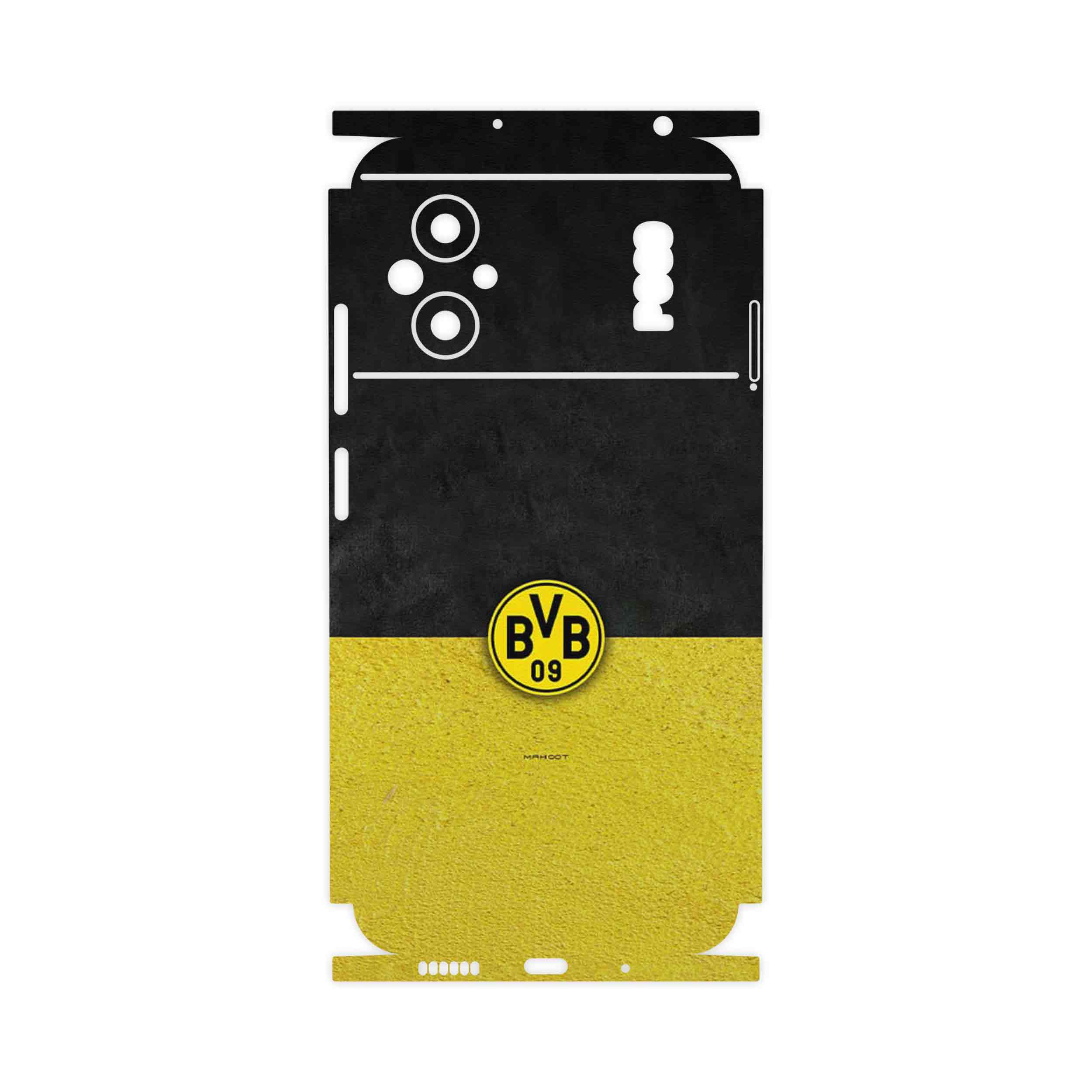 برچسب پوششی ماهوت مدل Borussia Dortmund FC-FullSkin مناسب برای گوشی موبایل شیائومی Poco M5