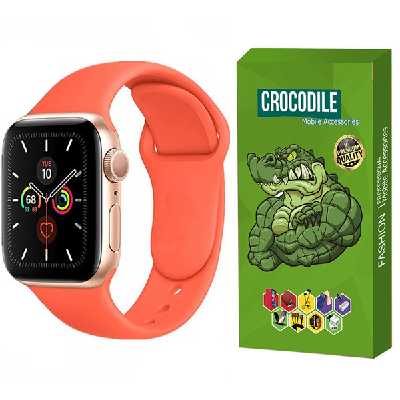 بند کروکودیل مدل C-Silicon مناسب برای اپل واچ سری 1 42 /  44 میلی متری