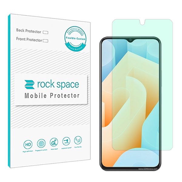 گلس ویوو iQOO U5e مدل نانو هیدروژل گرین لایت برند راک اسپیس کد S