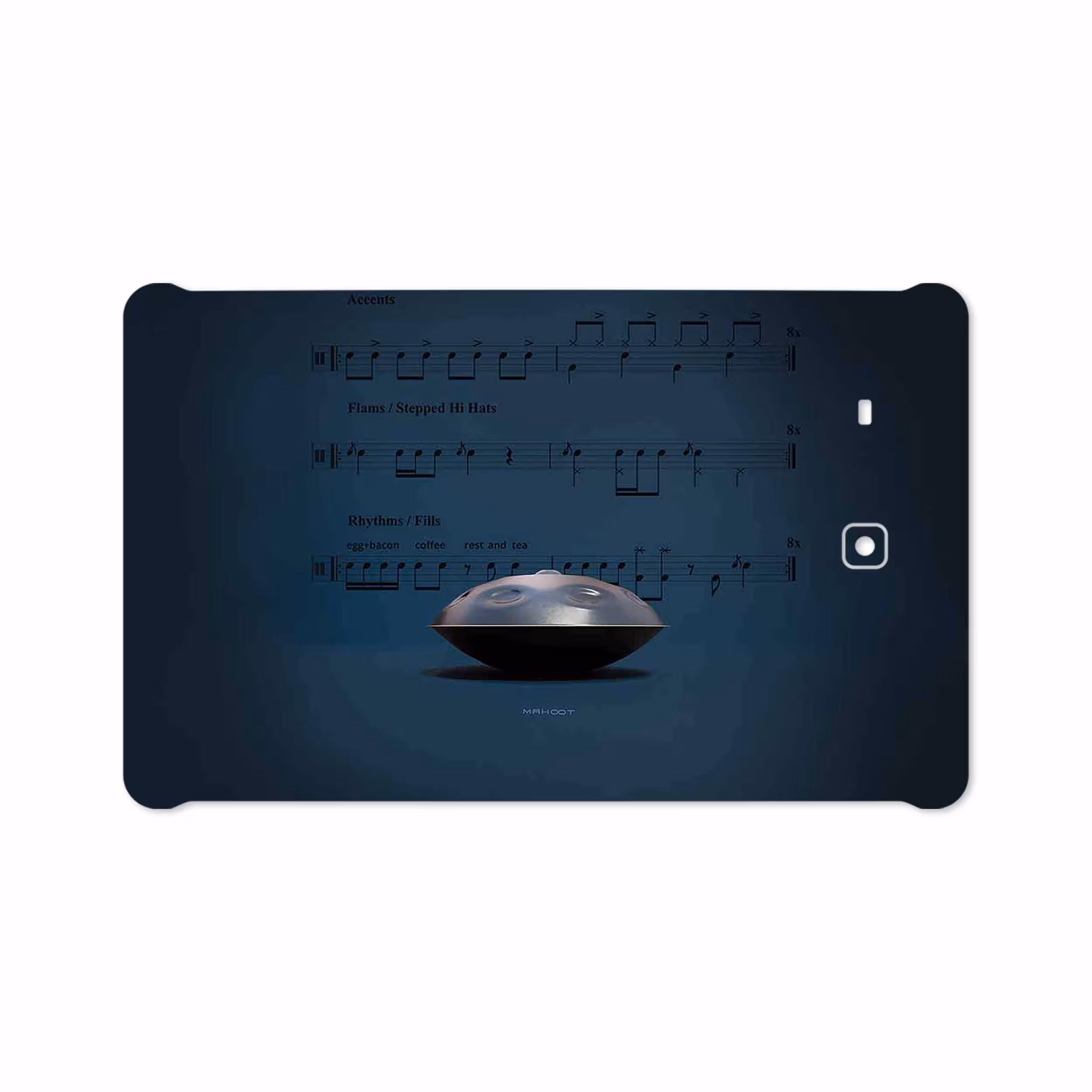 برچسب پوششی ماهوت مدل Hang Instrument مناسب برای تبلت سامسونگ Galaxy Tab E 9.6 2015 T560