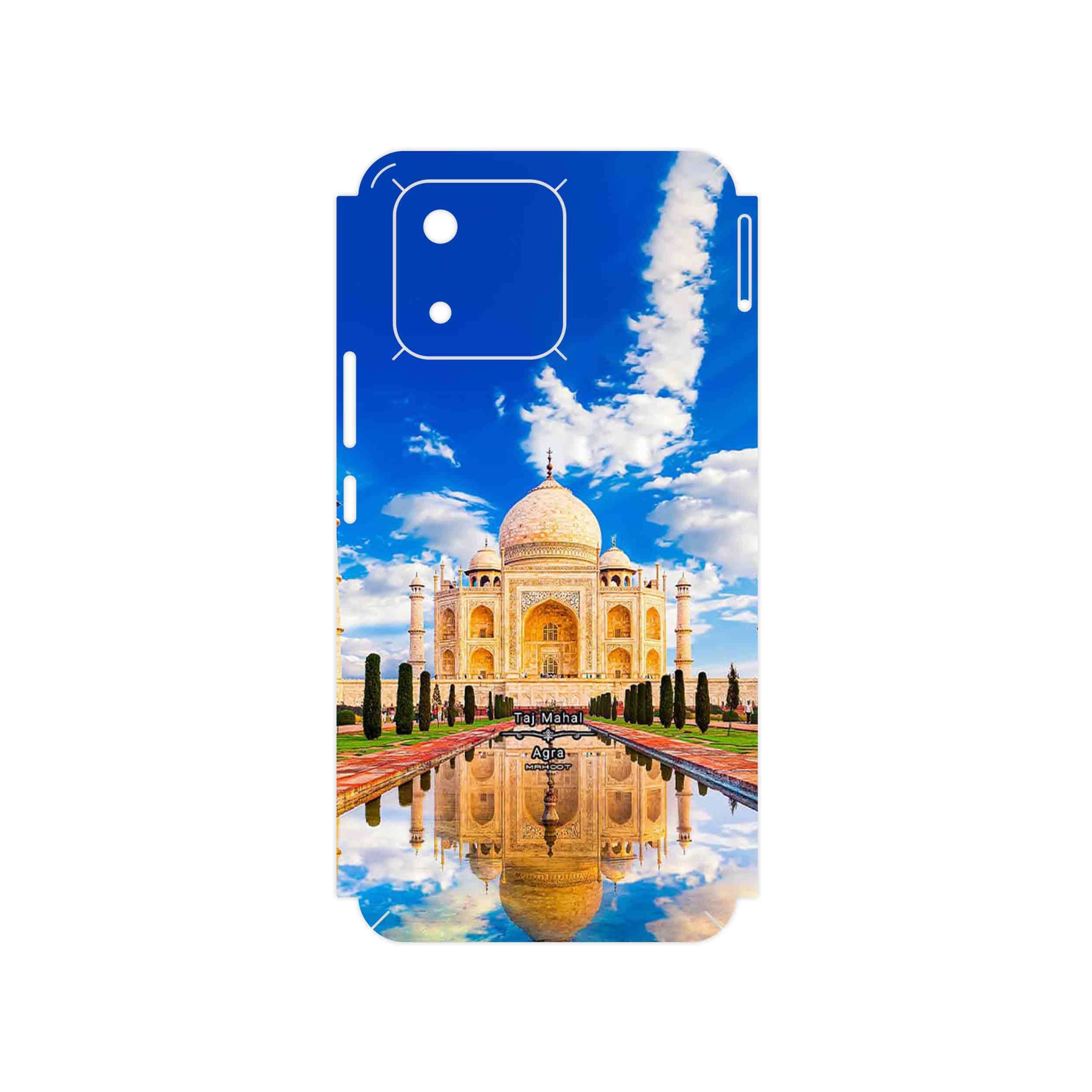 برچسب پوششی ماهوت مدل The Taj Mahal مناسب برای گوشی موبایل آنر X5