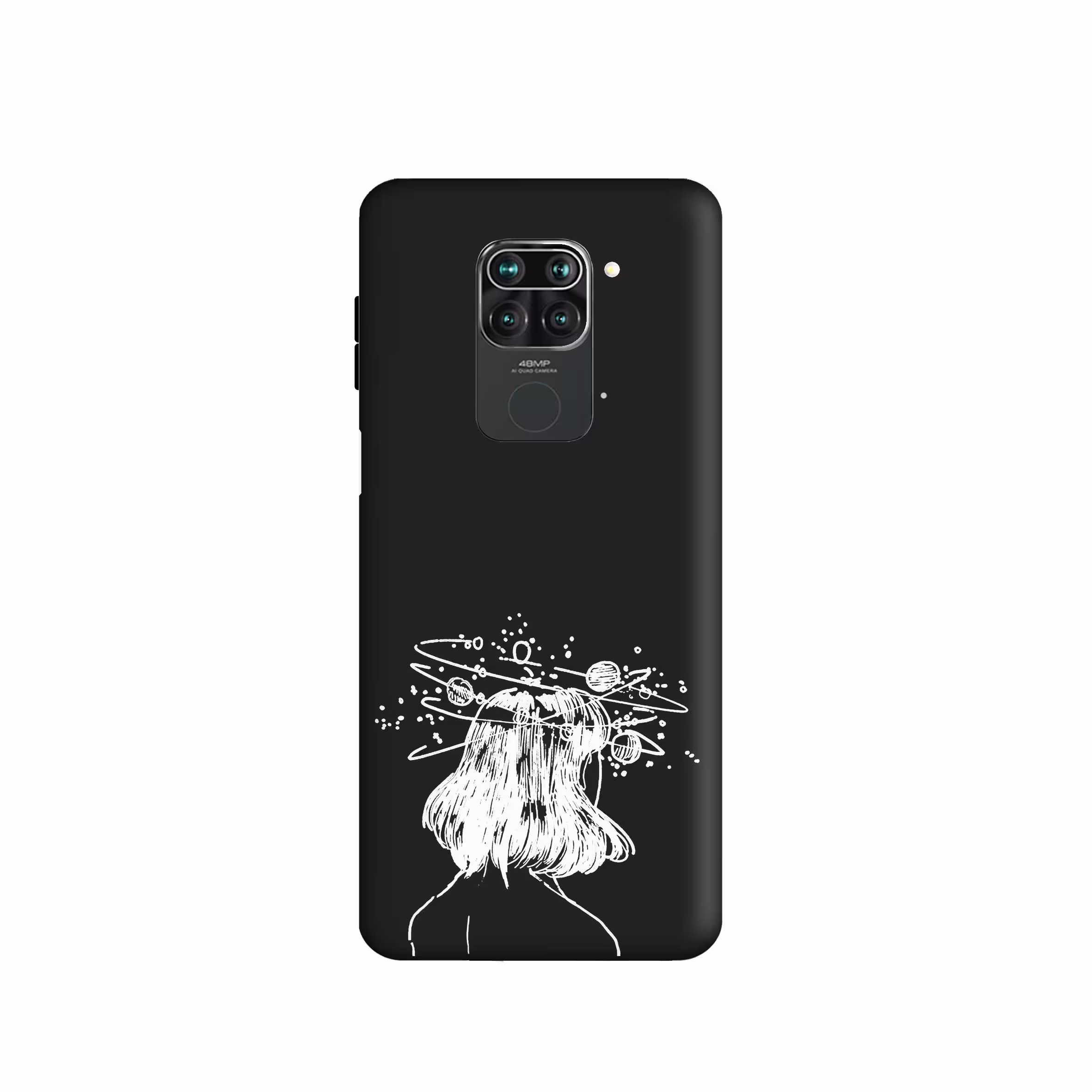 کاور طرح دخترانه مینیمال کد 1057 مناسب برای گوشی موبایل شیائومی Redmi Note 9