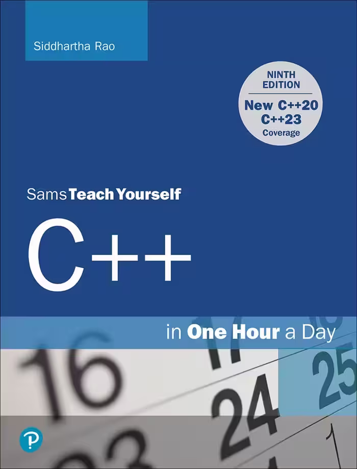 خرید و دانلود نسخه کامل کتاب C   in One Hour a Day, Sams Teach Yourself