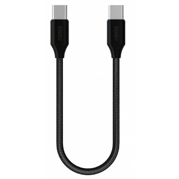 کابل شارژ USB-C به USB-C گرین لاین مدل GN30CMCTC طول 0.3 متر توان 3 آمپر