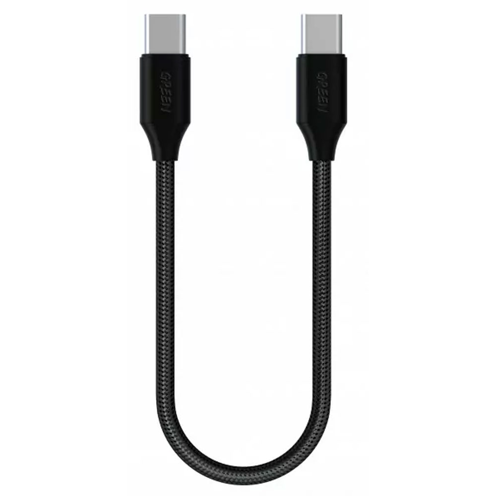 کابل شارژ USB-C به USB-C گرین لاین مدل GN30CMCTC طول 0.3 متر توان 3 آمپر