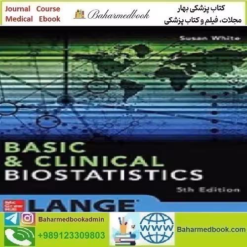 Basic &amp; Clinical Biostatistics 2020 TRUE PDF price 1€ - کتاب پزشکی بهار