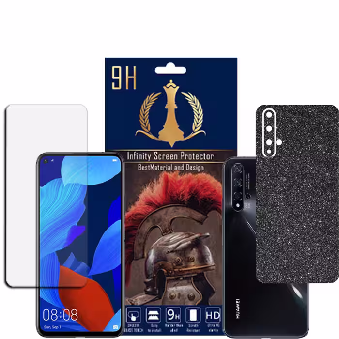 برچسب پوششی اینفینیتی مدل PRO MAX مناسب برای گوشی موبایل هوآوی NOVA 5T به همراه محافظ صفحه نمایش