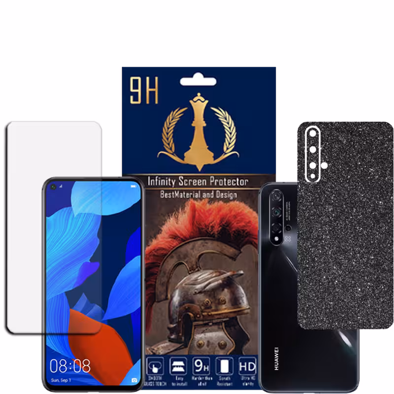 برچسب پوششی اینفینیتی مدل PRO MAX مناسب برای گوشی موبایل هوآوی NOVA 5T به همراه محافظ صفحه نمایش