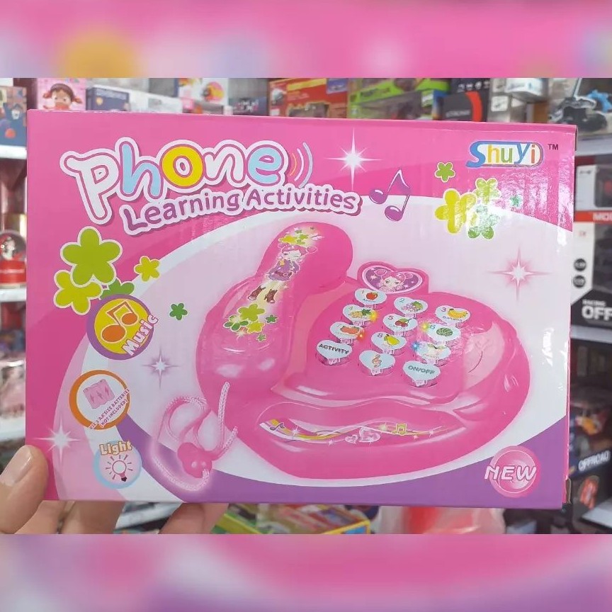 تلفن موزیکال چراغدار خارجی