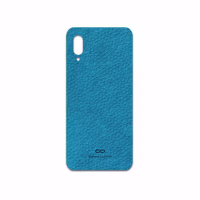 برچسب پوششی ماهوت مدل Blue-Leather مناسب برای گوشی موبایل سامسونگ Galaxy M02