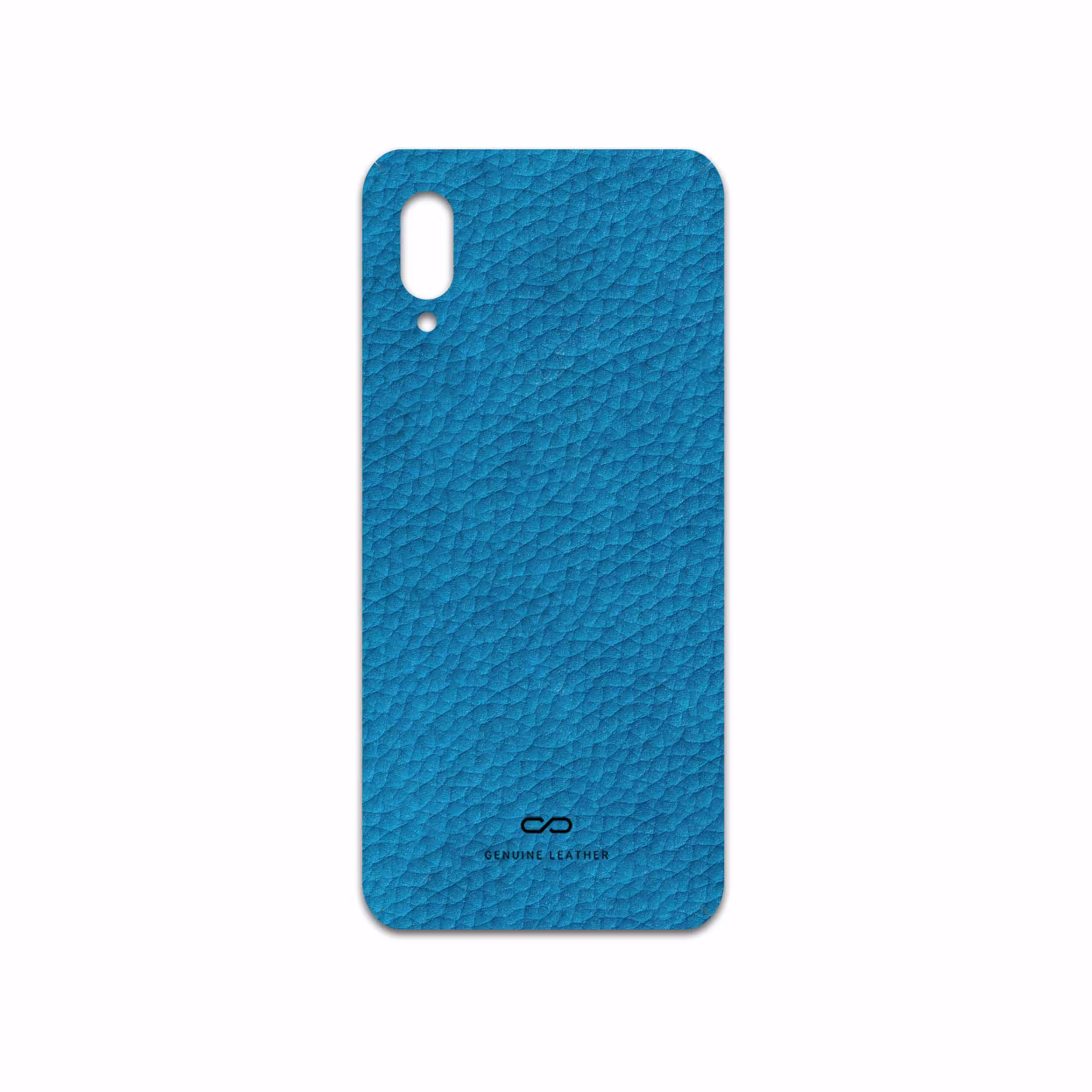 برچسب پوششی ماهوت مدل Blue-Leather مناسب برای گوشی موبایل سامسونگ Galaxy M02