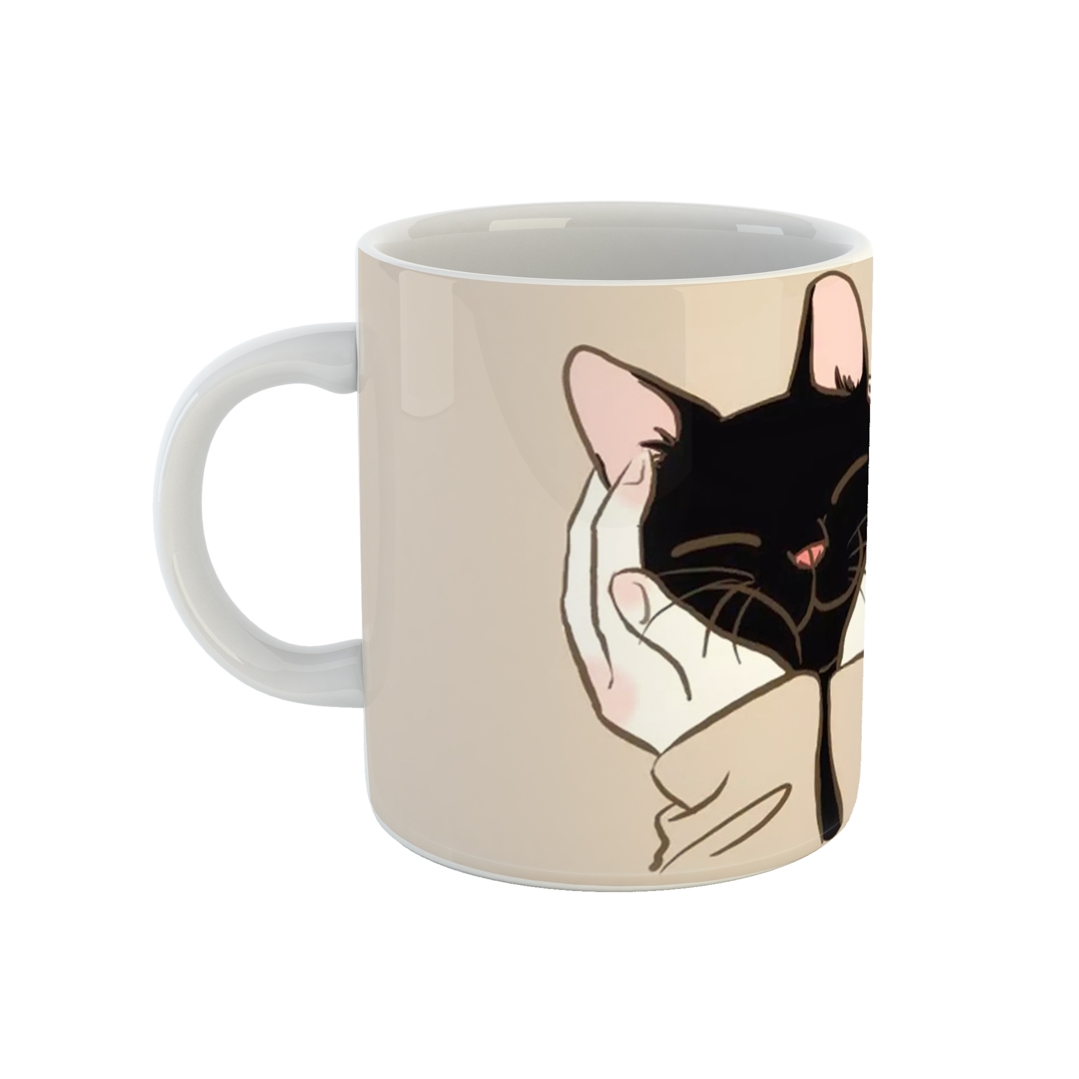 ماگ طرح گربه ملوس