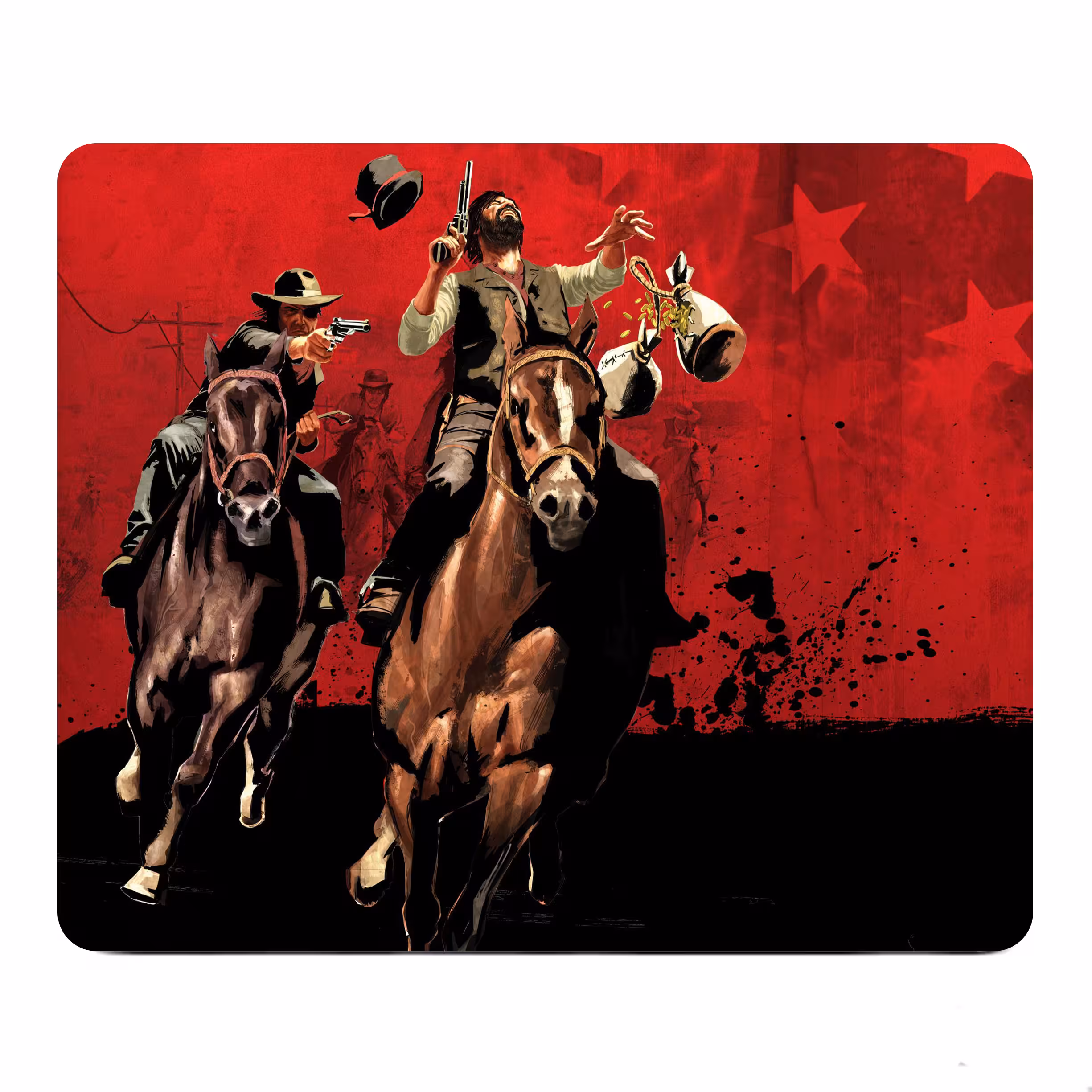 ماوس پد طرح 3 Red Dead Redemption مدل W11