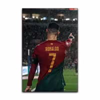 تابلو شاسی گوفی مدل فوتبالی کریستیانو رونالدو طرح CR7 Ronaldo کد PORTG51 | دنیای قاب