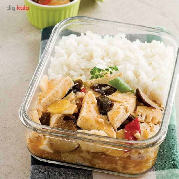 ظروف نگهدارنده گلس لاک مدل GL 529 شش پارچه