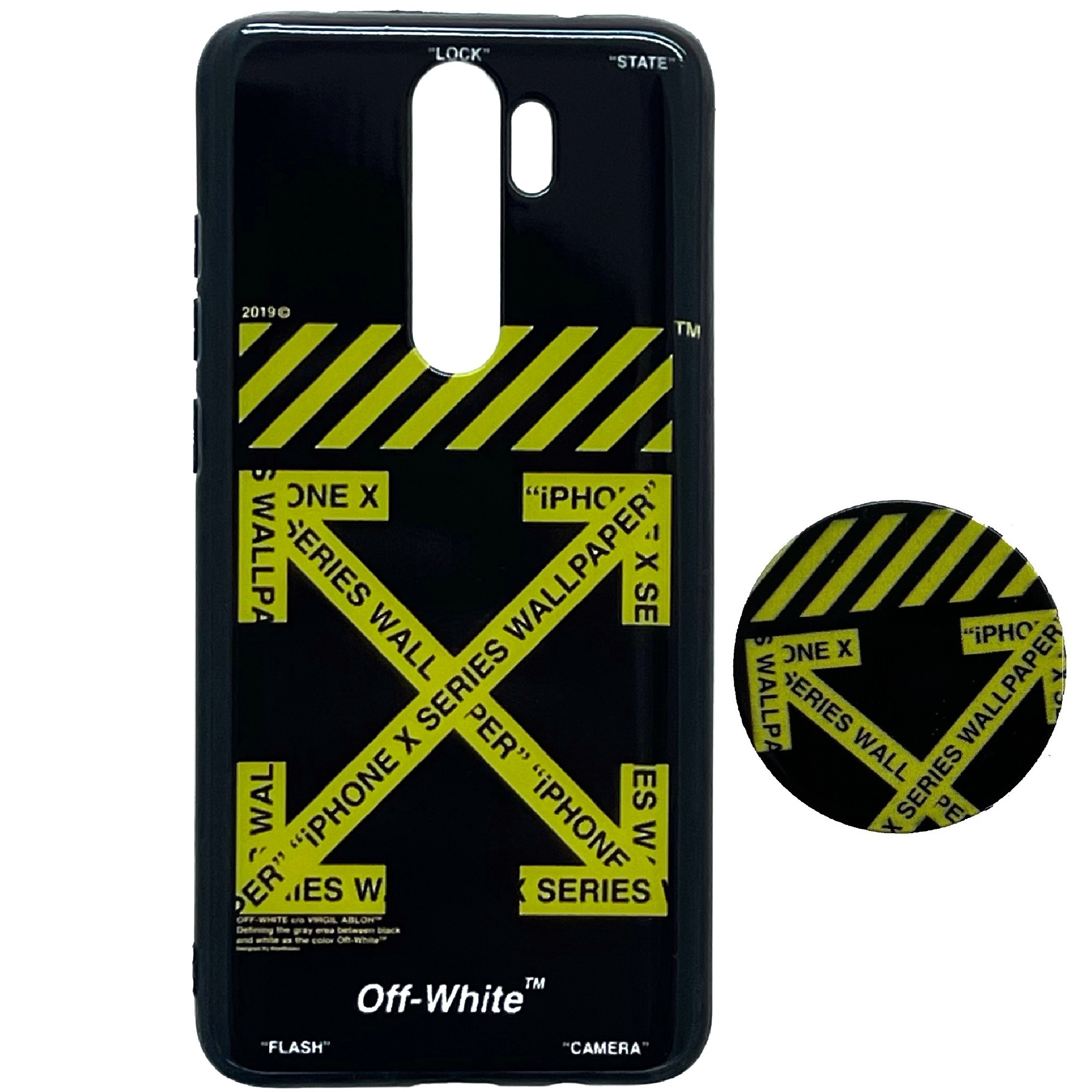 کاور مدل minte8-18 مناسب برای گوشی موبایل شیائومی NOTE 8 PRO به همراه پایه نگهدارنده