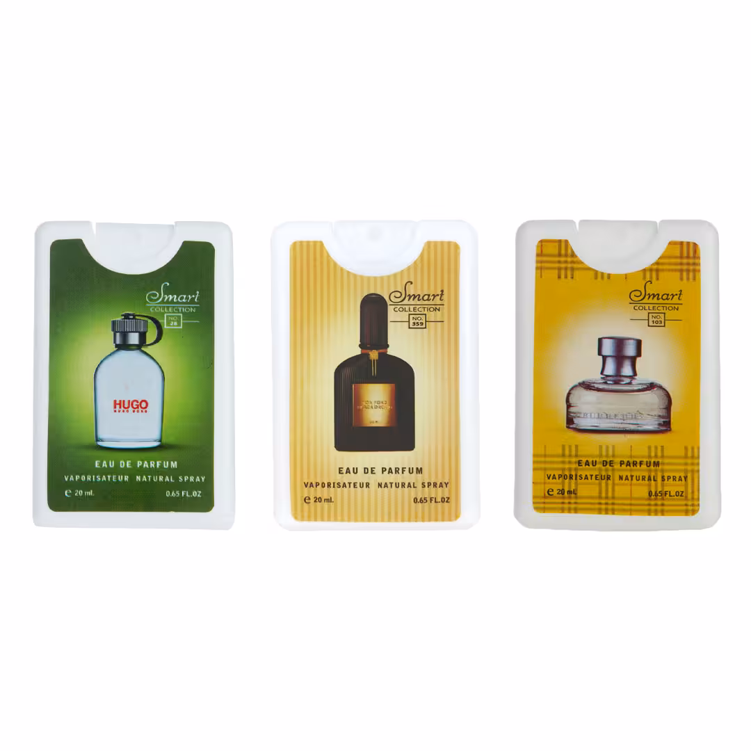 عطر جیبی اسمارت کالکشن مدل تام فورد هوگو ویکند حجم 20 میلی لیتر بسته سه عددی