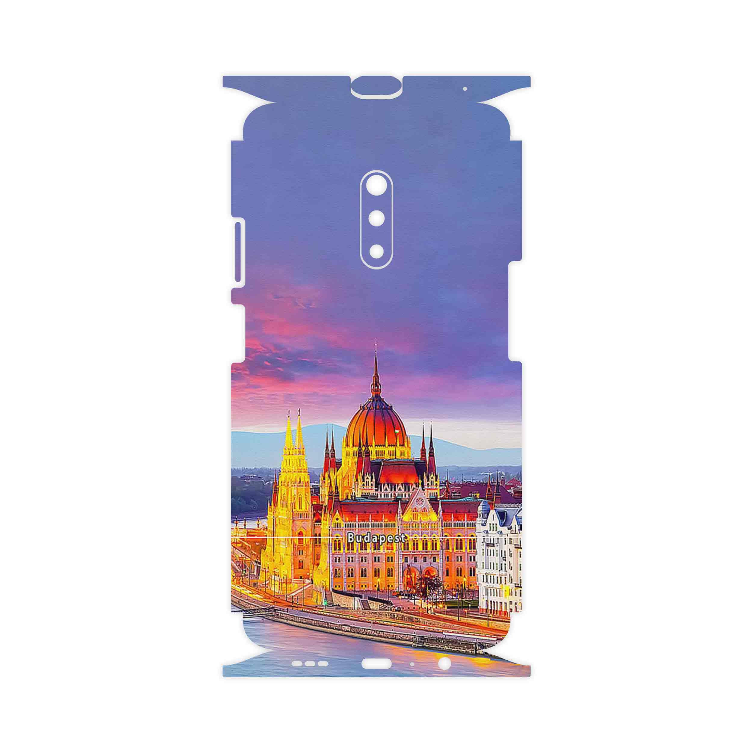 برچسب پوششی ماهوت مدل City of Budapest-FullSkin مناسب برای گوشی موبایل اپو Realme X