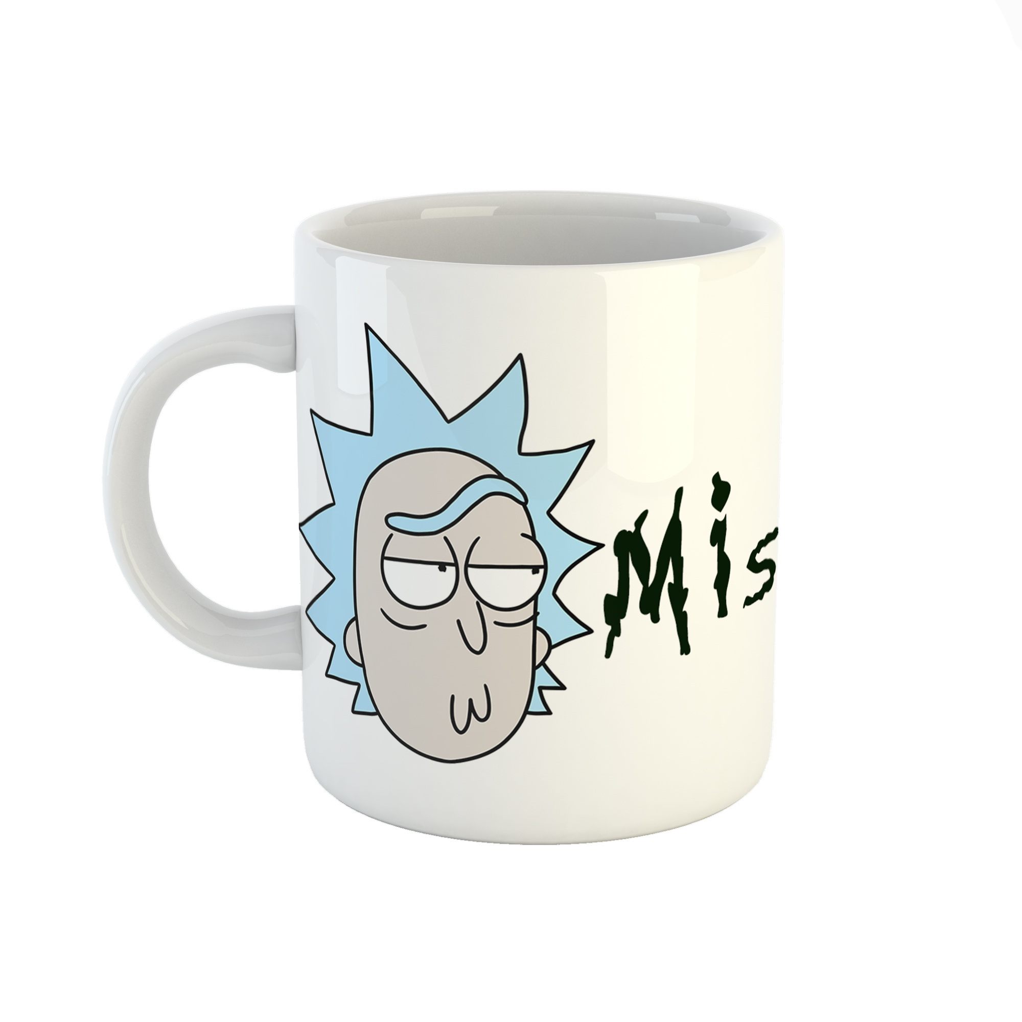 ماگ طرح اسم میثاق مدل rick and morty کد 959