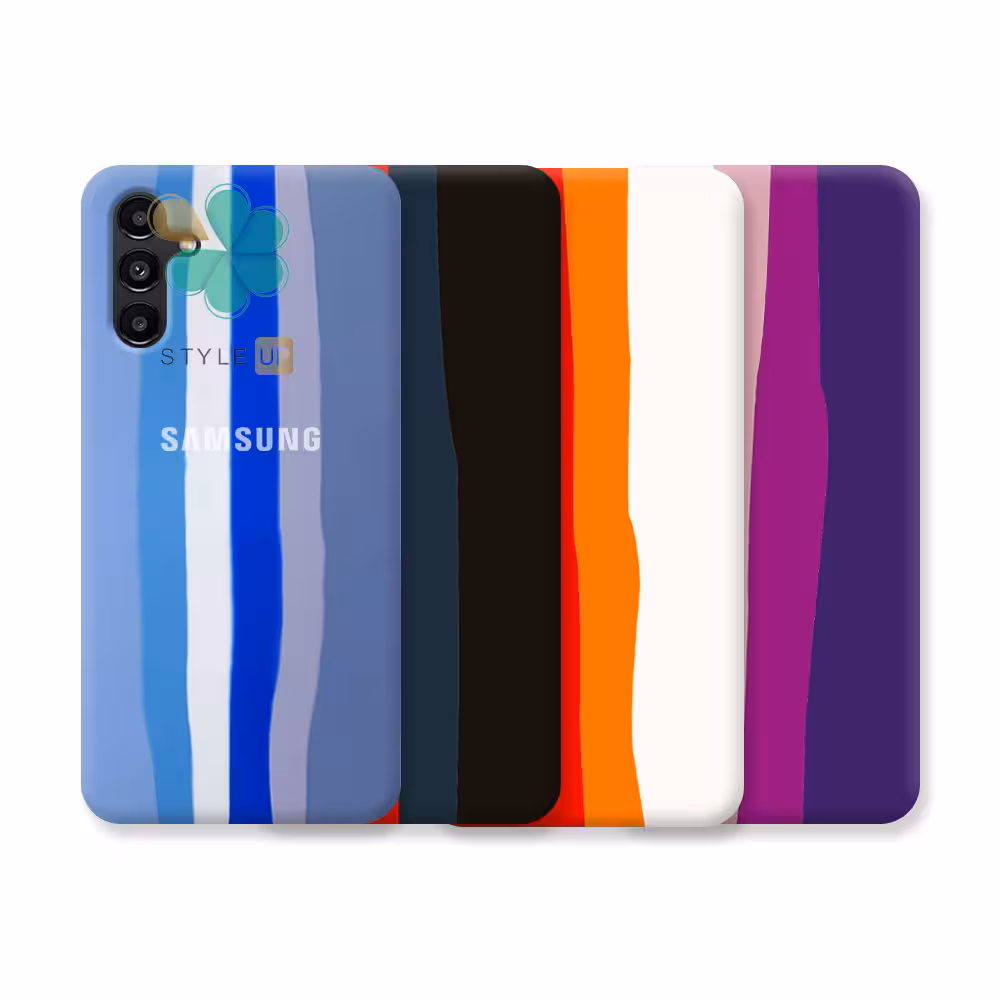 قاب گوشی سیلیکونی رنگین کمان مناسب سامسونگ Galaxy A04s