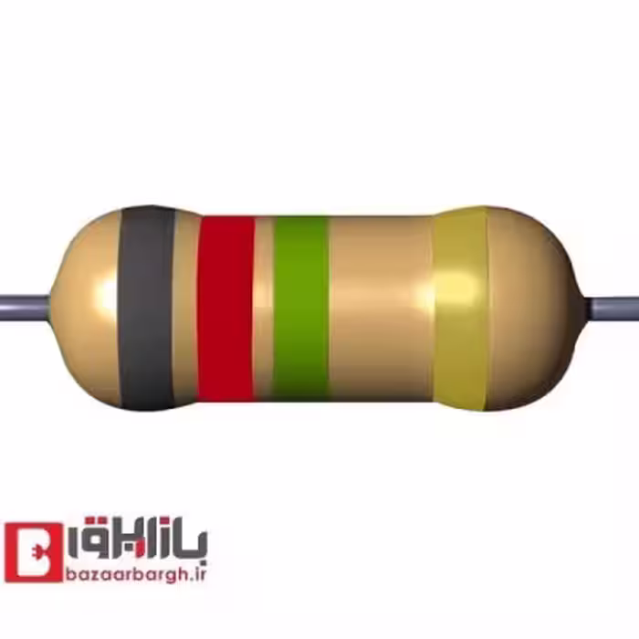 مقاومت 8.2 مگا اهم 1/4 وات 5 درصد