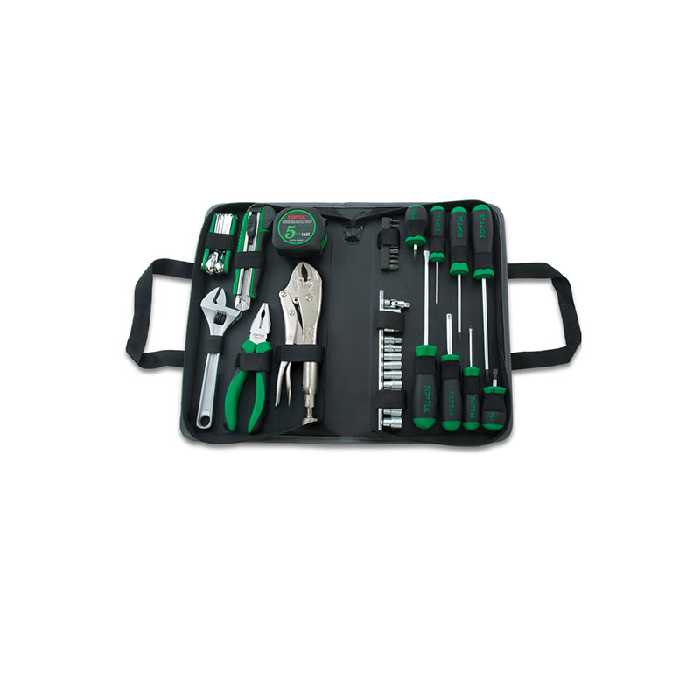 کیف ابزار 43 پارچه برزنتی خانگی تاپ تول TOPTUL مدل FEAB4015