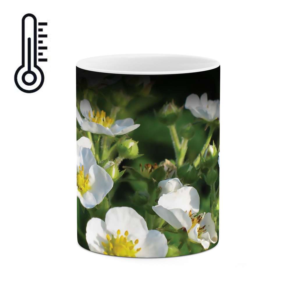 ماگ حرارتی طرح گل مدل mgh04048