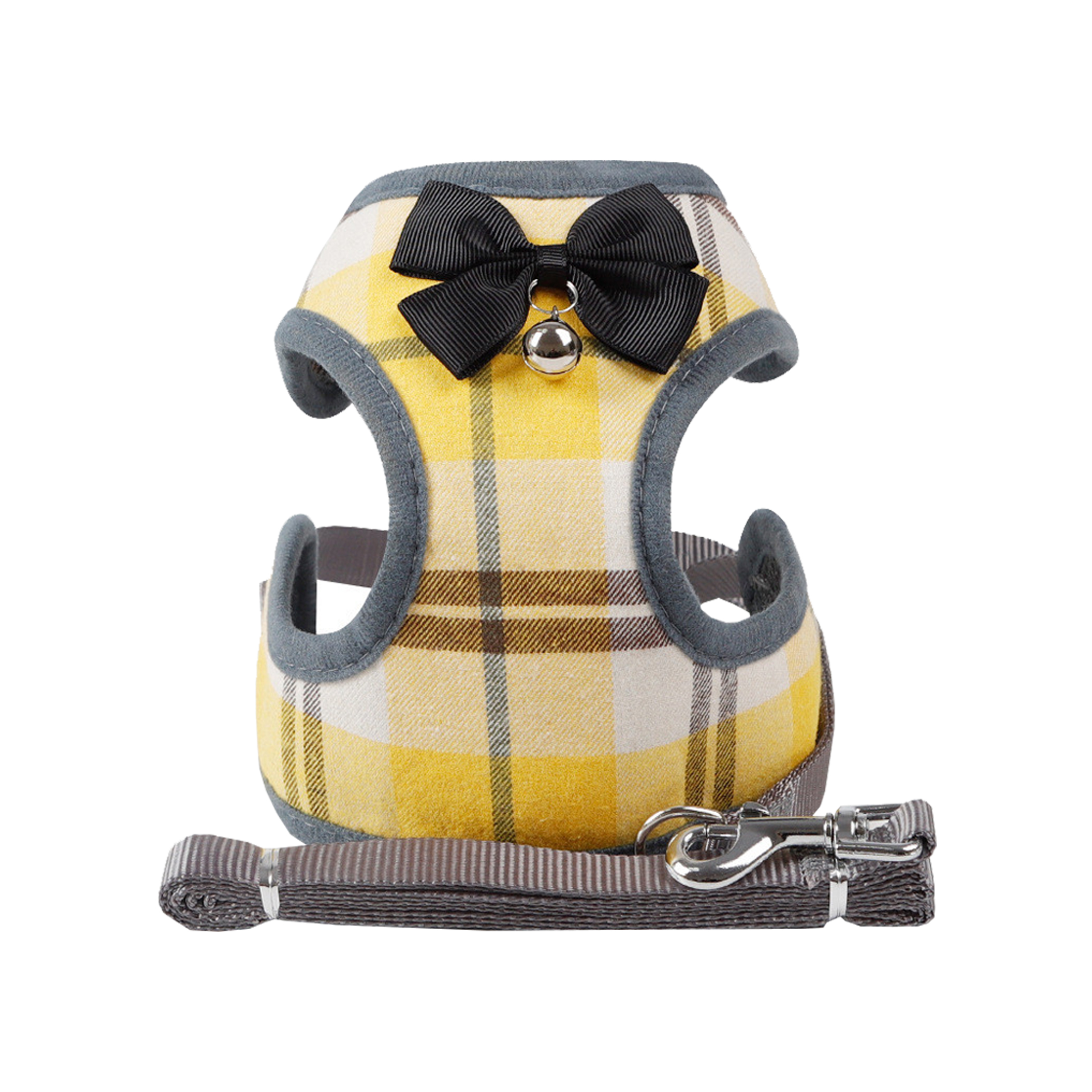 قلاده تنی سگ و گربه مدل Fncy-Ylw-S