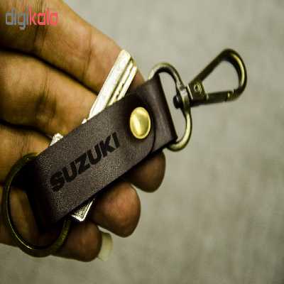 جاسوئیچی خودرو چرمینه اسپرت طرح سوزوکی کد 50JKS