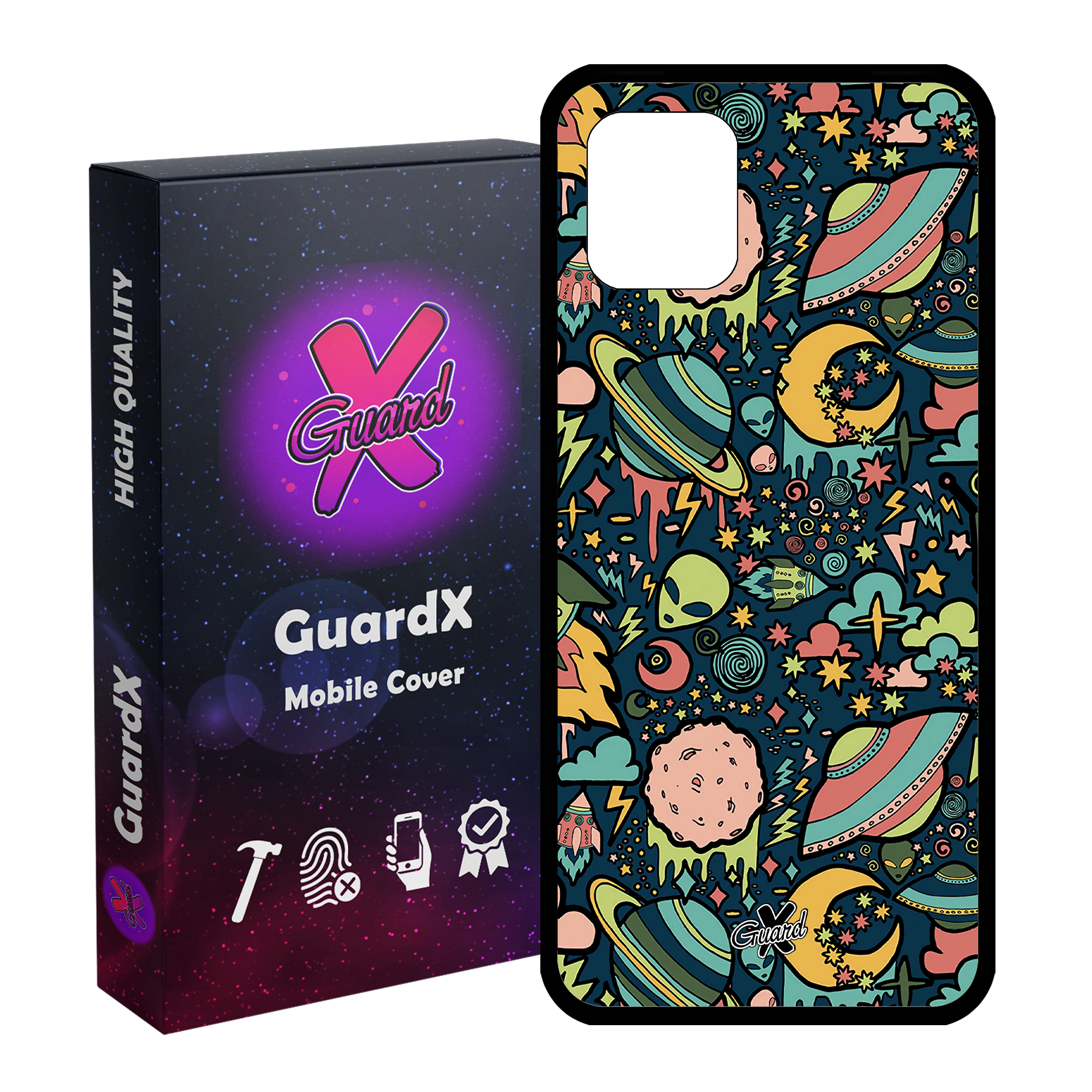 کاور گارد ایکس طرح Galaxy مدل Glass10191 مناسب برای گوشی موبایل سامسونگ Galaxy Note 10 Lite