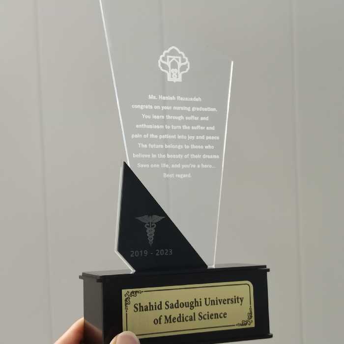 تندیس فارغ التحصیلی دانشگاه (جنس پلکسی)