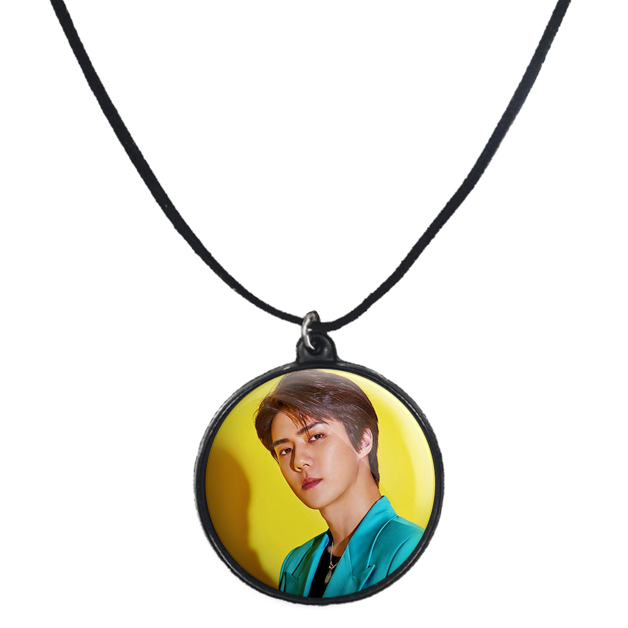 گردنبند پرمانه طرح exo کد pmb.13781 مدل دو طرفه