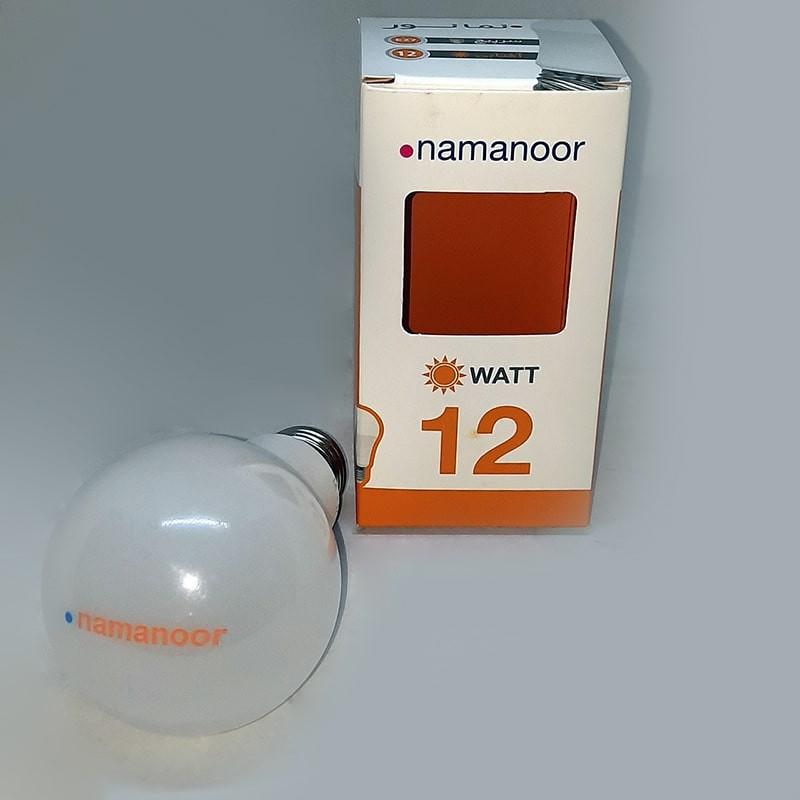 لامپ 12وات مهتابی نمانور (LED 12W Bulb ) کد 20TS6