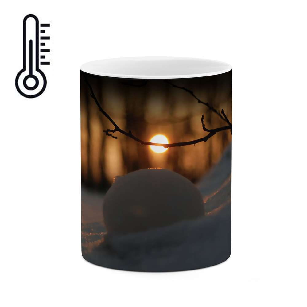 ماگ حرارتی طرح منظره برفی مدل mgh05138