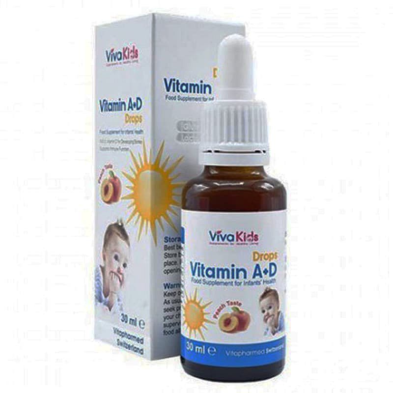 قیمت خرید اینترنتی قطره ویتامین A D ویواکیدز 30 میلی لیتر|Viva Kids A D| فارموکسین