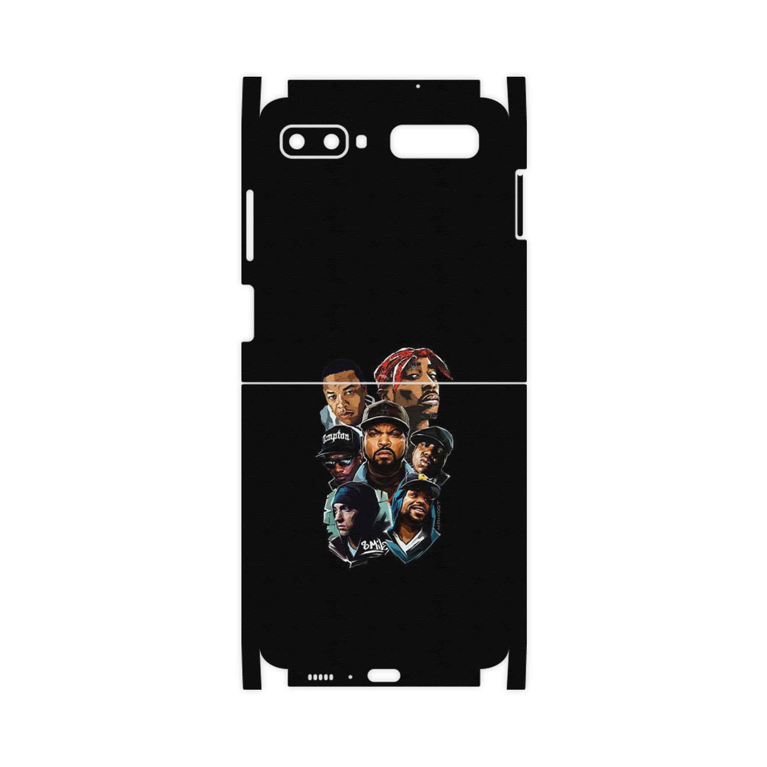 برچسب پوششی ماهوت مدل Great Rappers Digital Art-FullSkin مناسب برای گوشی موبایل سامسونگ Galaxy Z Flip