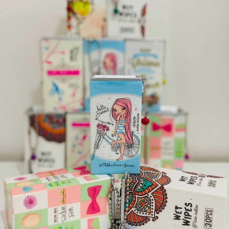 دستمال مرطوب قوطی فلزی