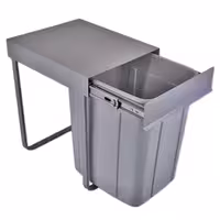 سطل زباله کابینتی مدل استیل ایکس