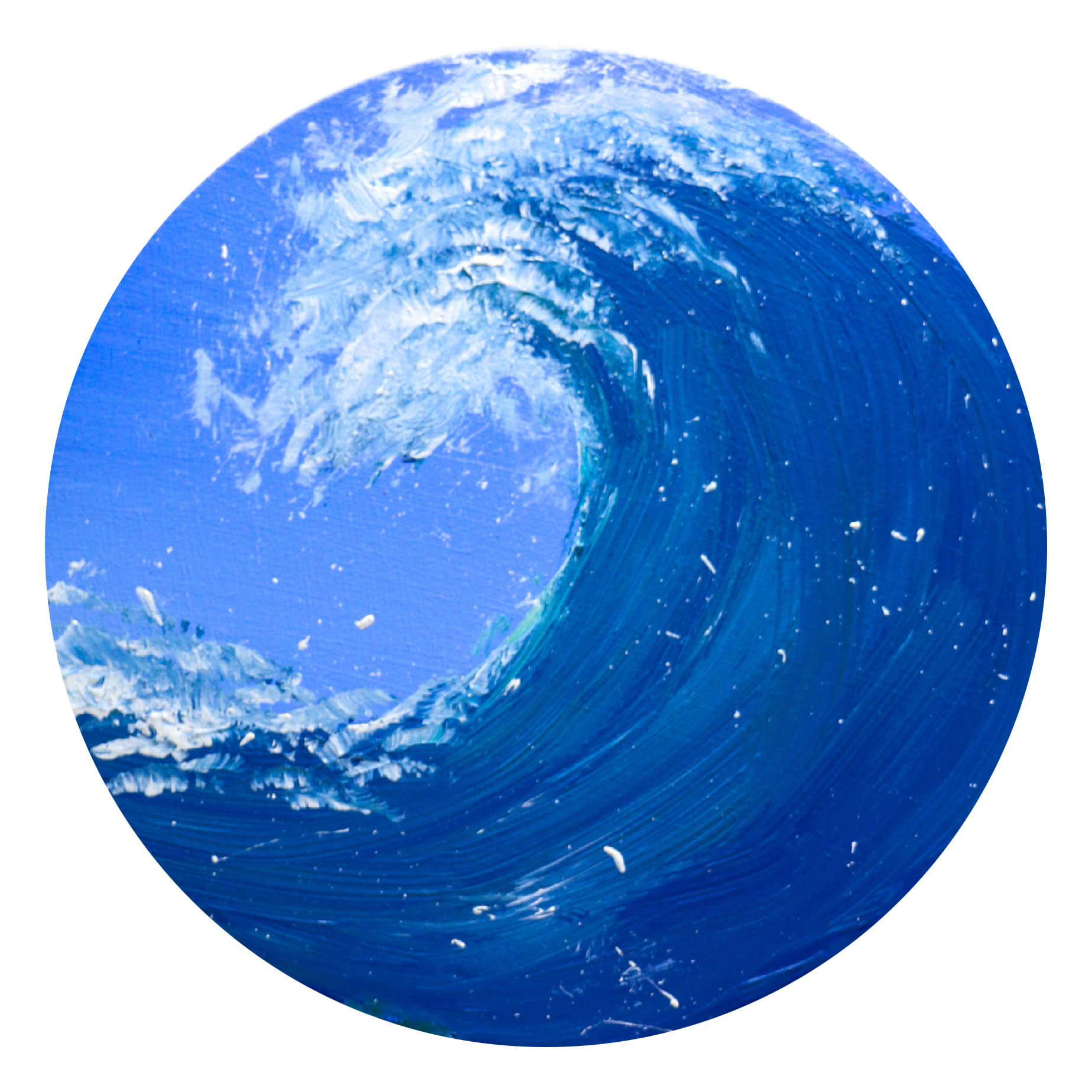 تابلو نقاشی اکریلیک مدل موج کد 008