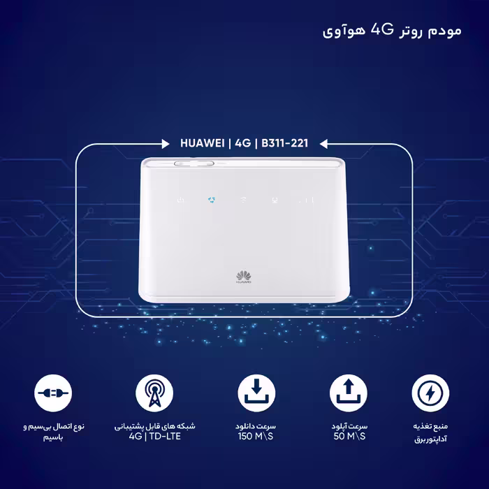 مودم روتر 4G هوآوی مدل B311-221