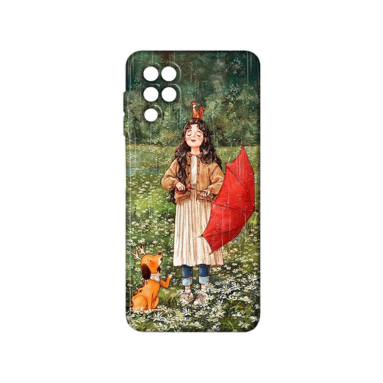 کاور مدل دخترانه کد 196 مناسب برای گوشی موبایل سامسونگ galaxy A22 4g