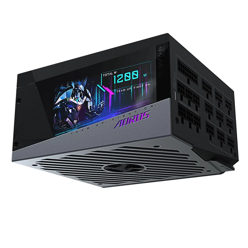 منبع تغذیه گیگابایت مدل AORUS P1200W 80  PLATINUM MODULAR - فروشگاه اینترنتی سیب سبز