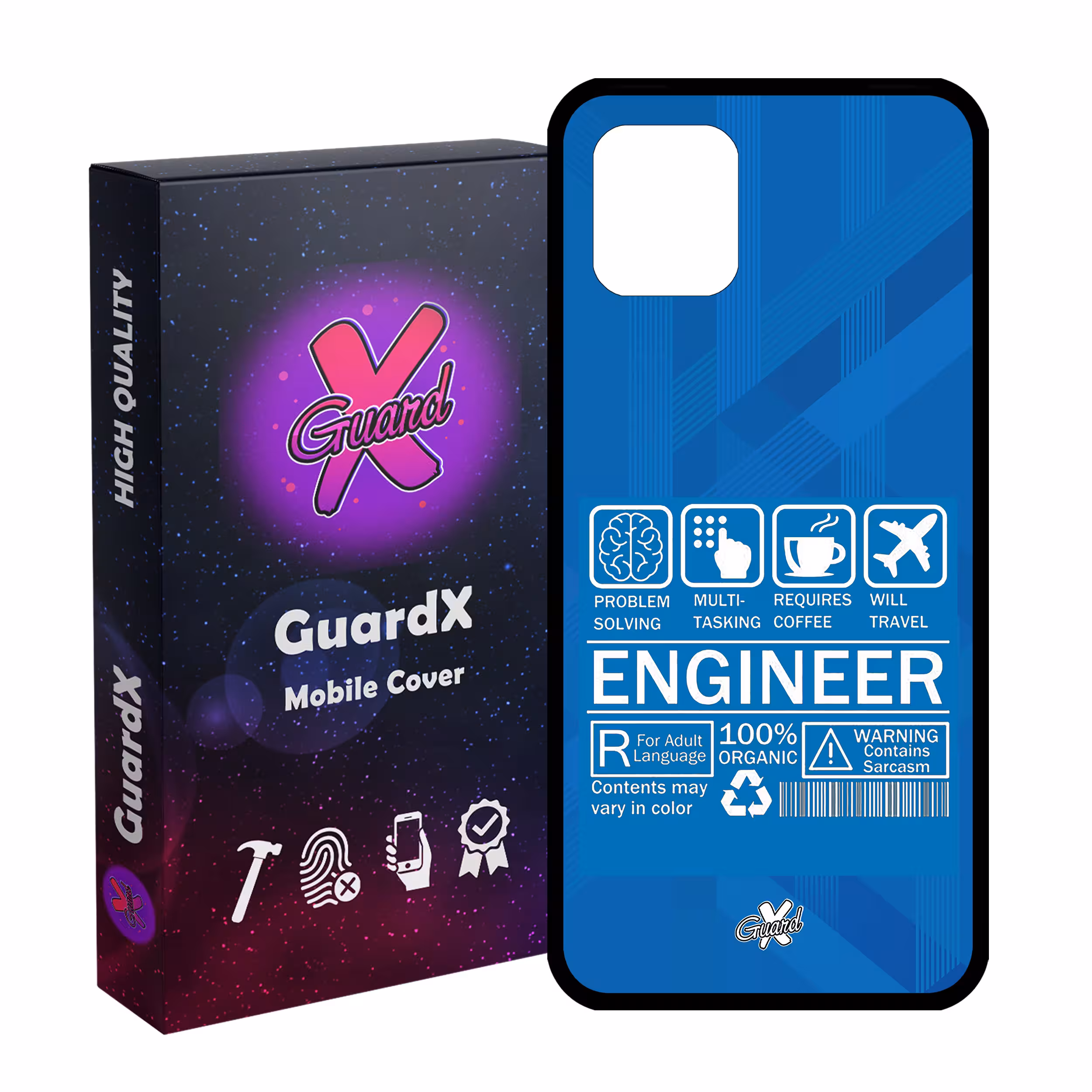 کاور گارد ایکس طرح مهندس مدل Glass10538 مناسب برای گوشی موبایل سامسونگ Galaxy Note 10 Lite / A81