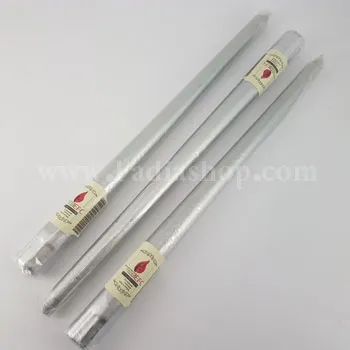 شمع قلمی 30 سانت نقره ای