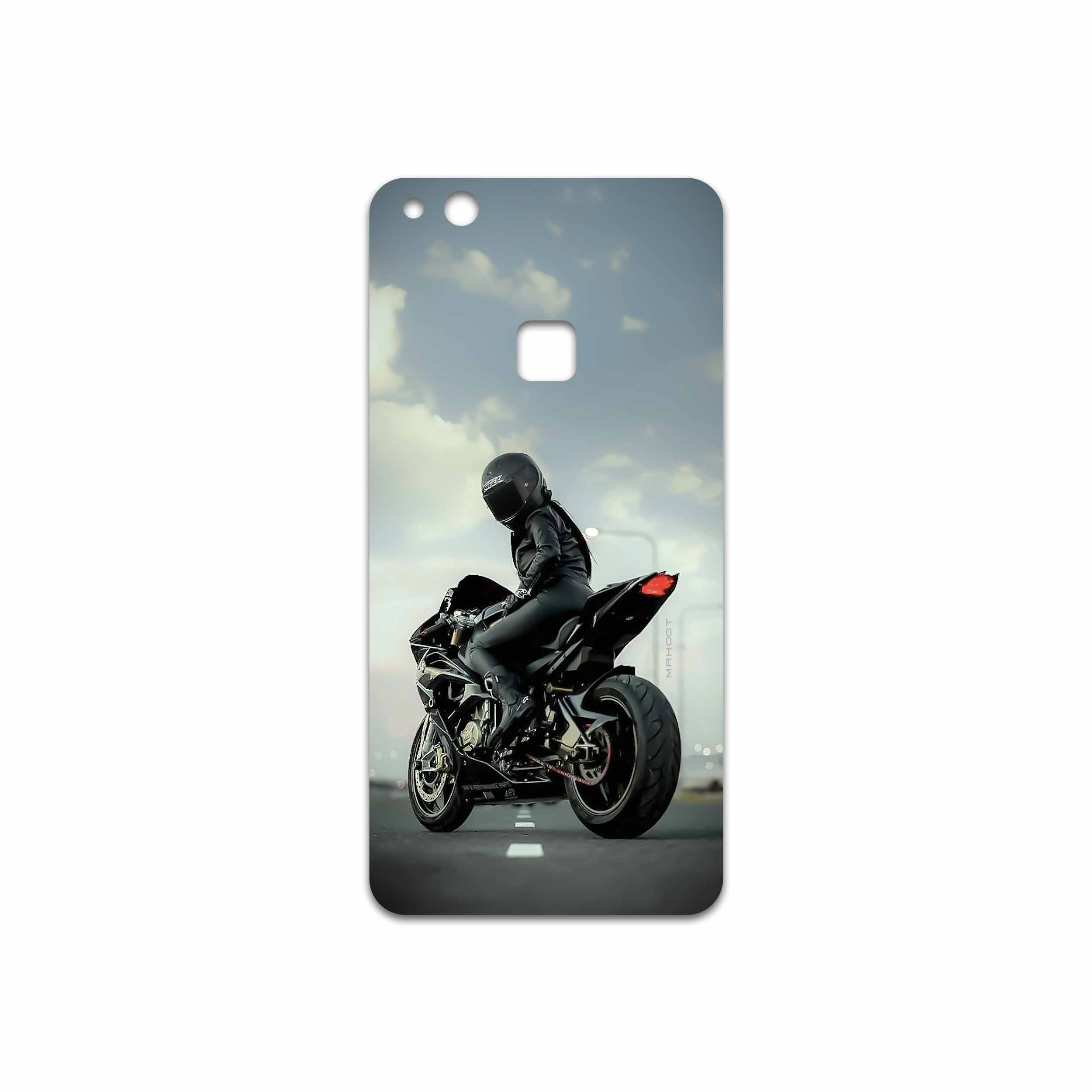 برچسب پوششی ماهوت مدل Motorcycling مناسب برای گوشی موبایل هوآوی P10 Lite