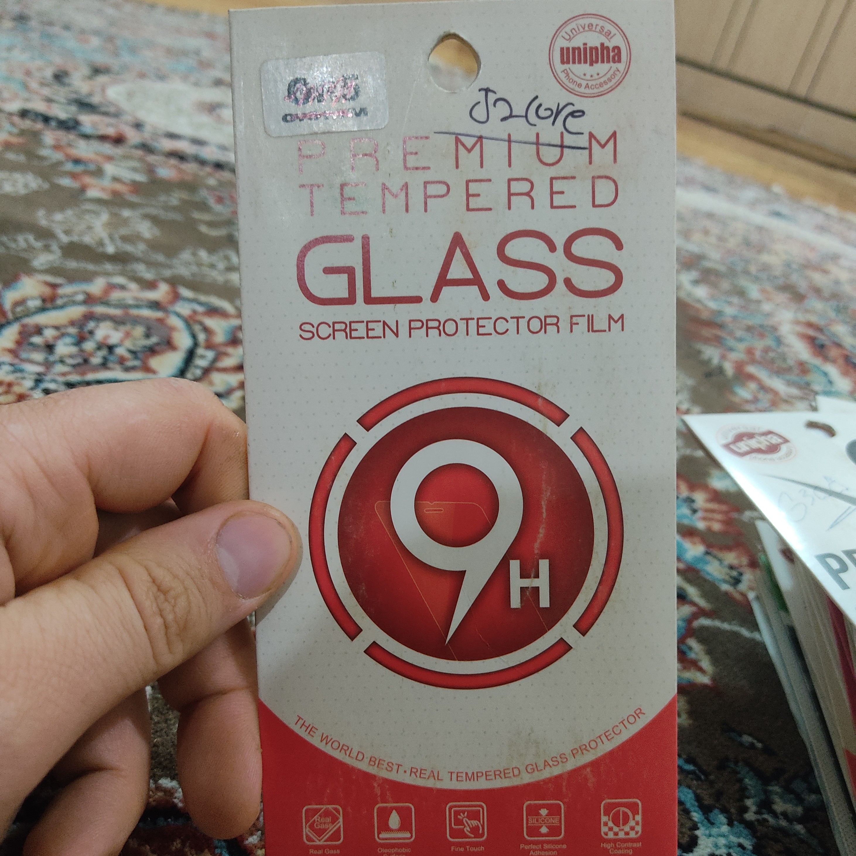 گلس موبایل سامسونگ j2core