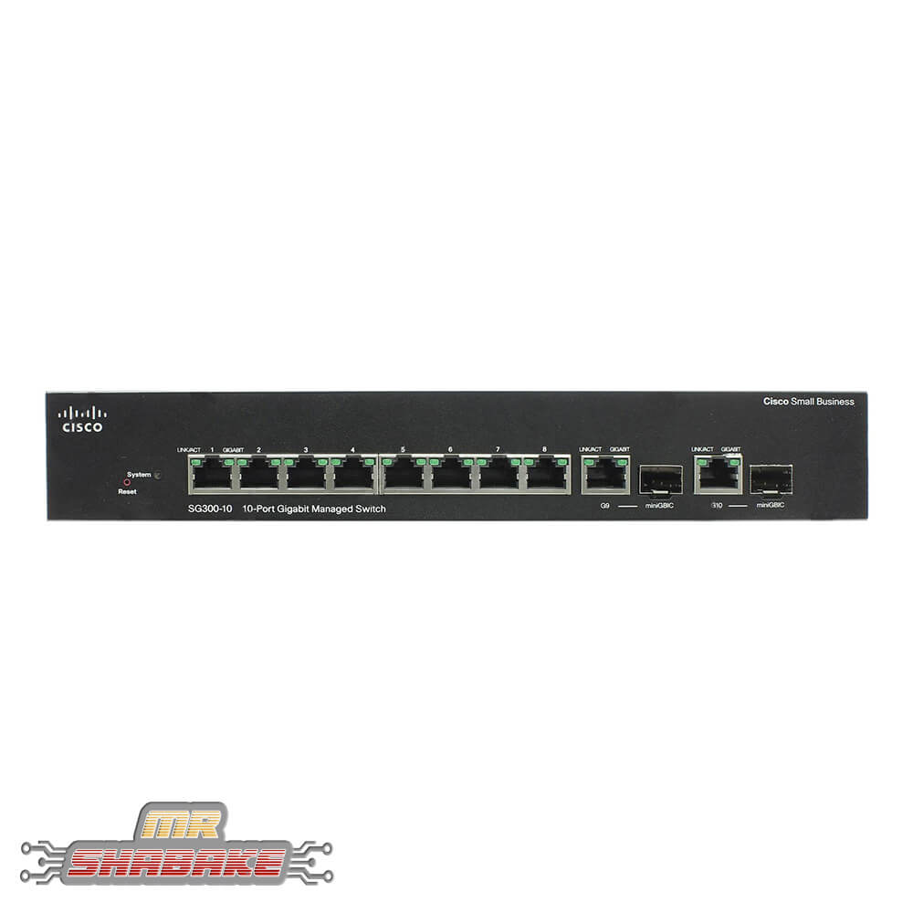 قیمت و خرید سوئیچ سیسکو SG300-10 | مسترشبکه