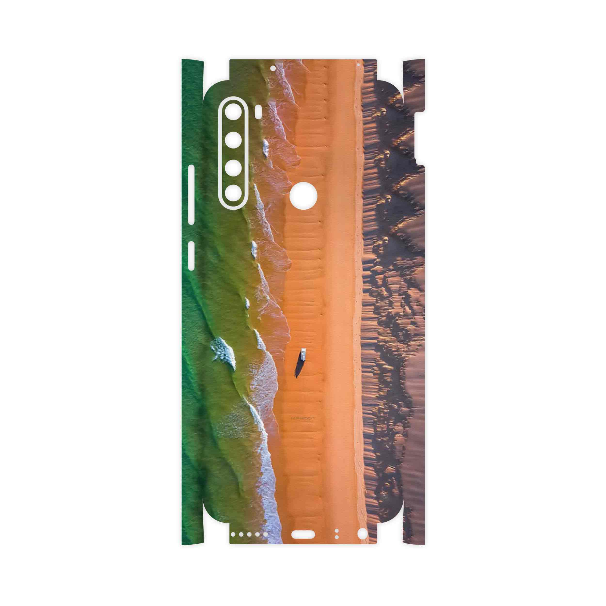 برچسب پوششی ماهوت مدل Beach and Green Sea-FullSkin مناسب برای گوشی موبایل شیائومی Redmi Note 8T