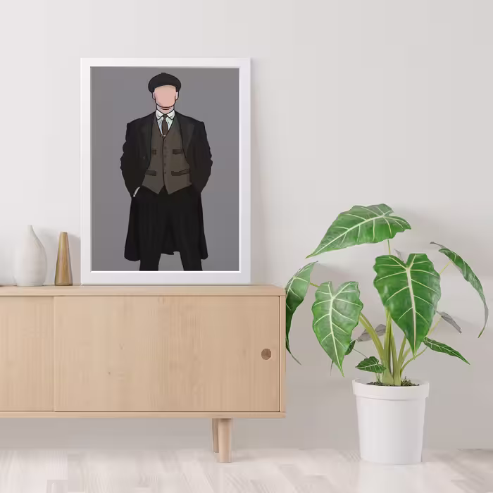 تابلو مدل Tommy Shelby کد m2562-w